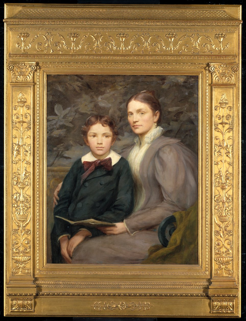 Sra. William T. Evans y Su Hijo de Henry Oliver Walker