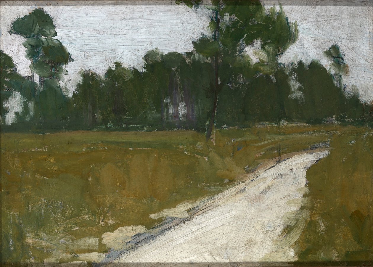 Carretera rural en Francia de Henry Ossawa Tanner