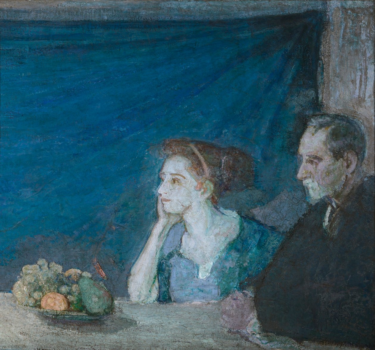 Retrato del Sr. y la Sra. Atherton Curtis con bodegón de Henry Ossawa Tanner