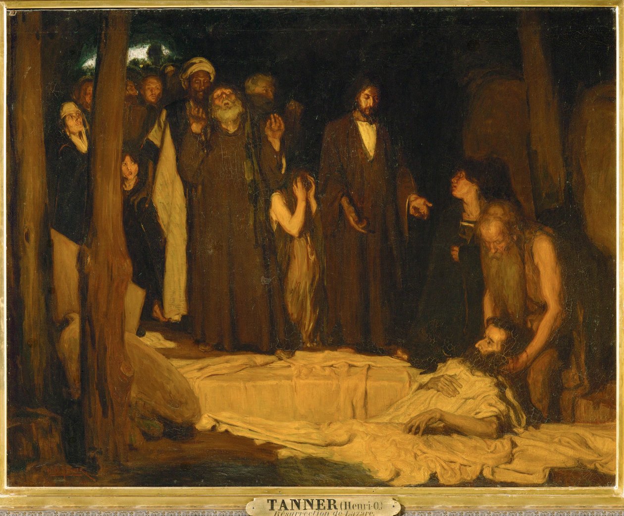 La resurrección de Lázaro de Henry Ossawa Tanner