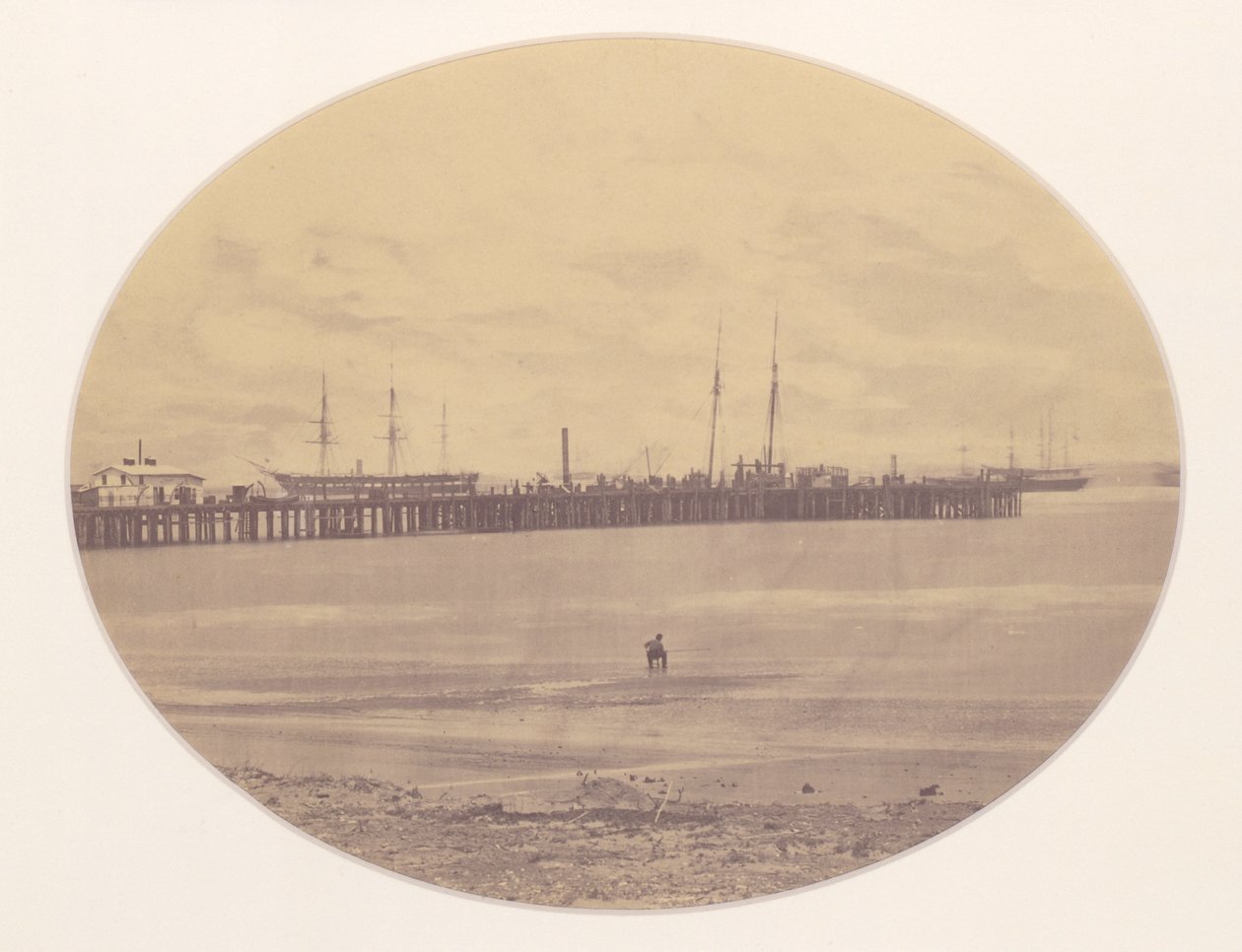Long Dock en Hilton Head, Port Royal, Carolina del Sur de Henry P. Moore