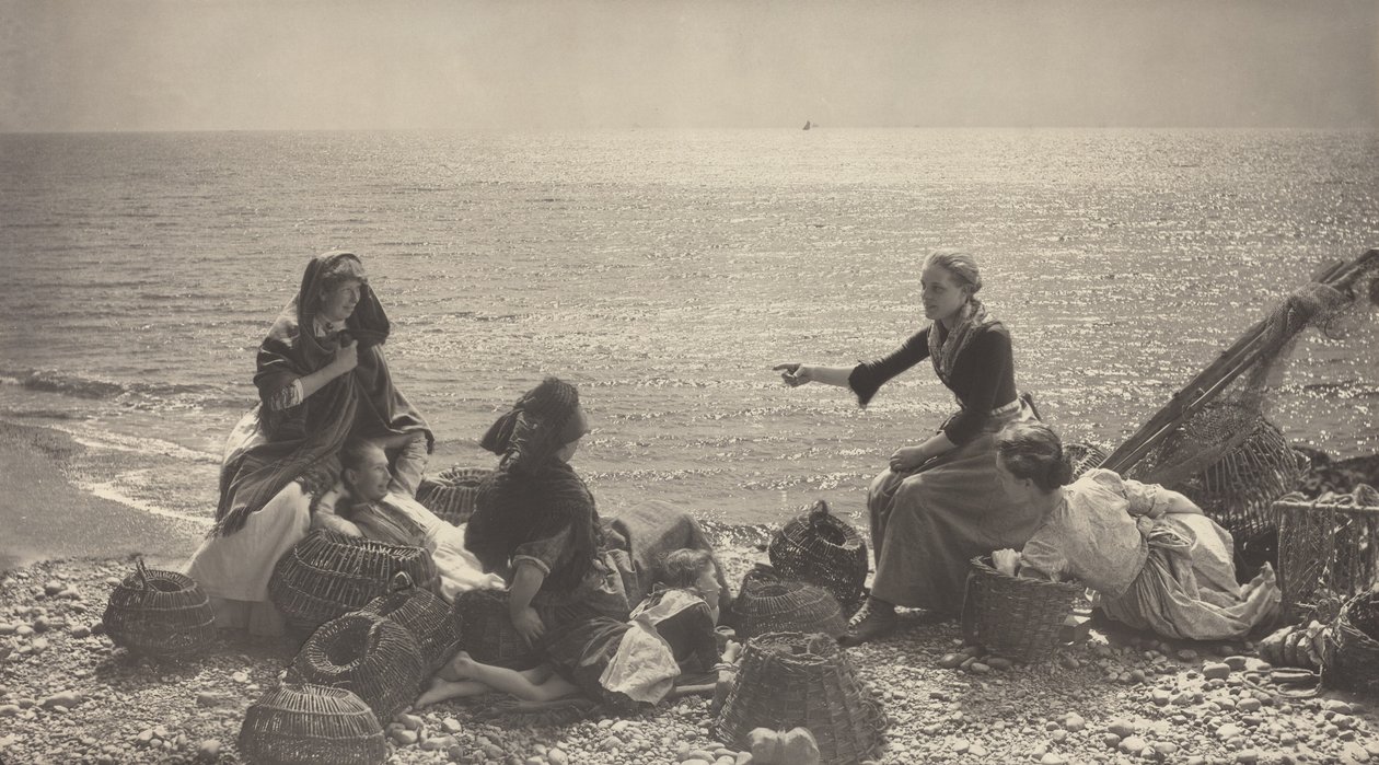 Chismes en la Playa de Henry Peach Robinson