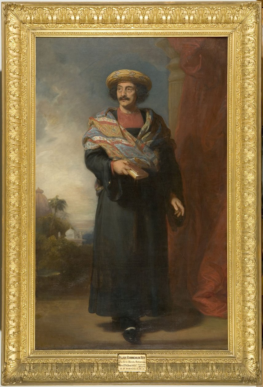 Retrato de Rammohun Roy (1774-1833) de Henry Perronet Briggs