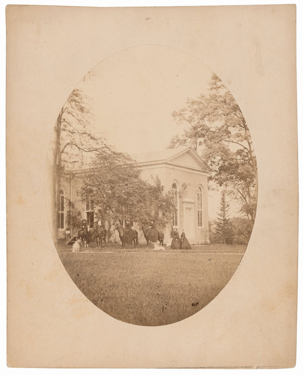 Mansión Doughoregan, Maryland, c. 1860 (foto) de Henry Pollock