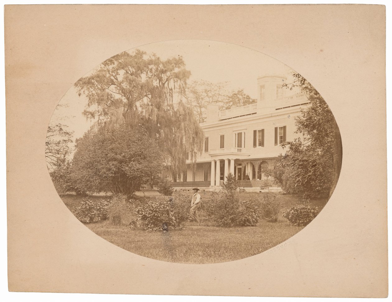 Mansión Doughoregan, Maryland, c. 1860 (foto) de Henry Pollock