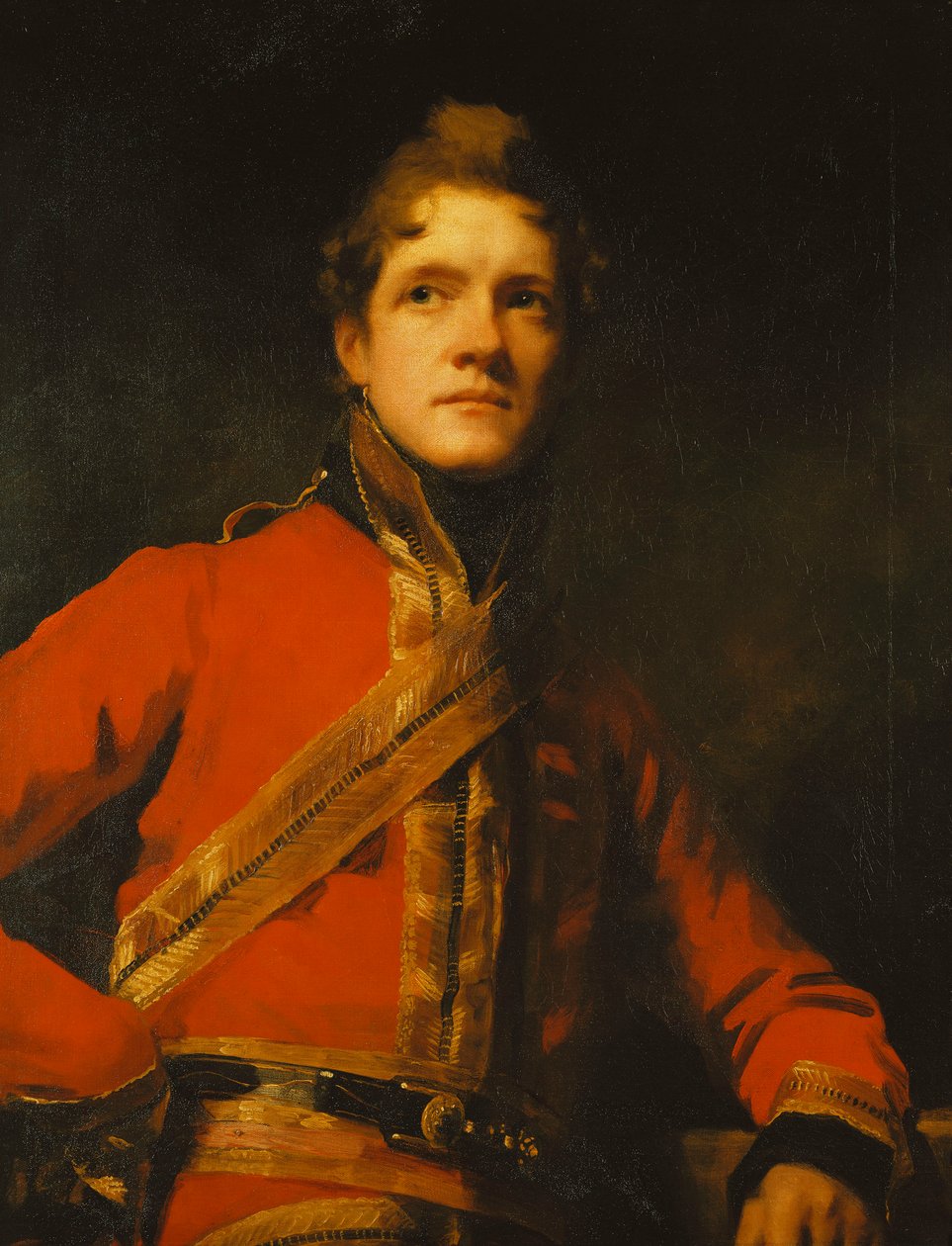 Retrato del Teniente Coronel Morrison de los 7º Dragones, Medio Cuerpo, en Uniforme de Henry Raeburn