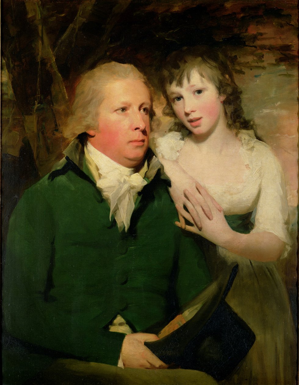 Sir Alexander Don con su hija Elizabeth de Henry Raeburn