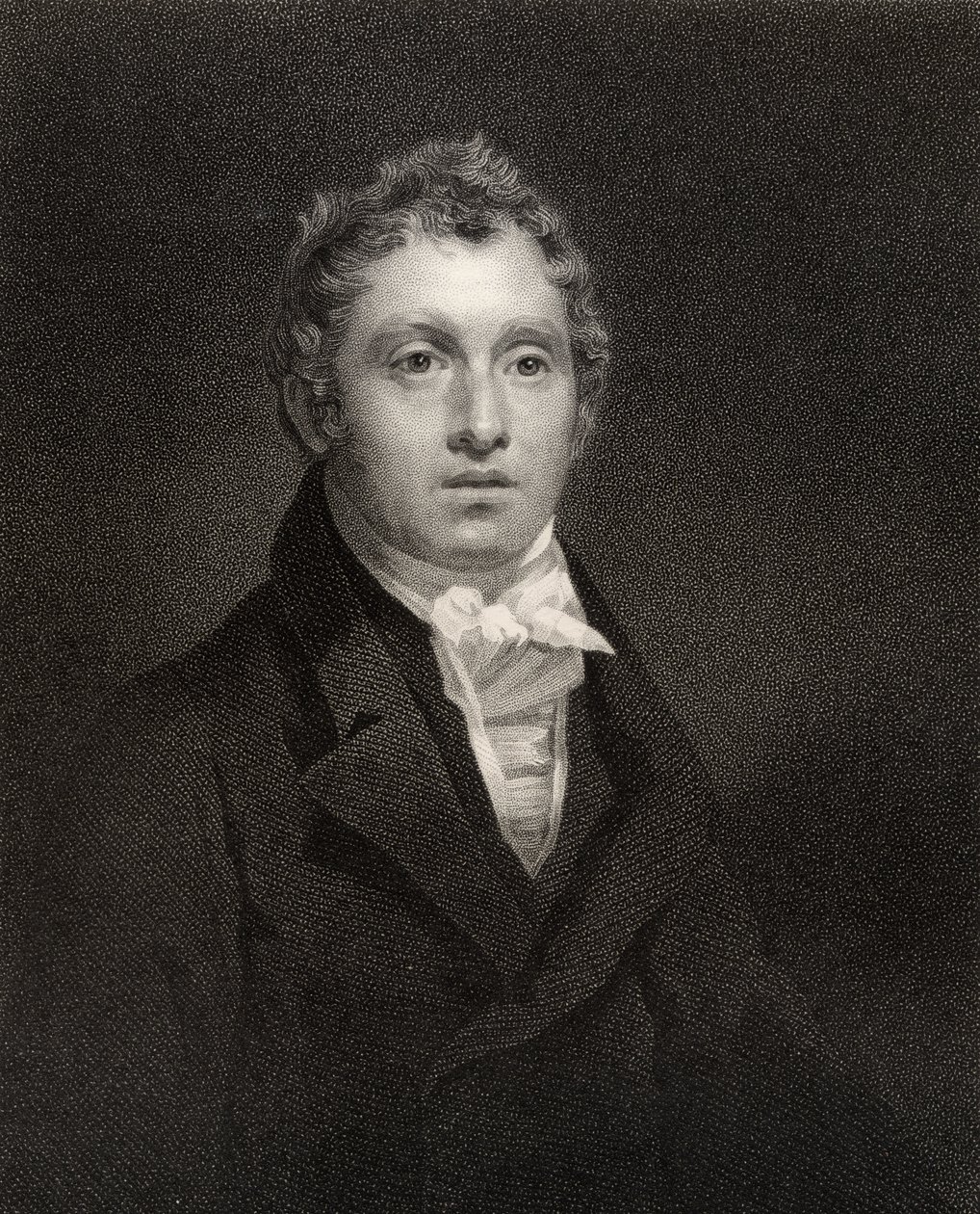 Sir David Brewster, grabado por W. Holl, de 