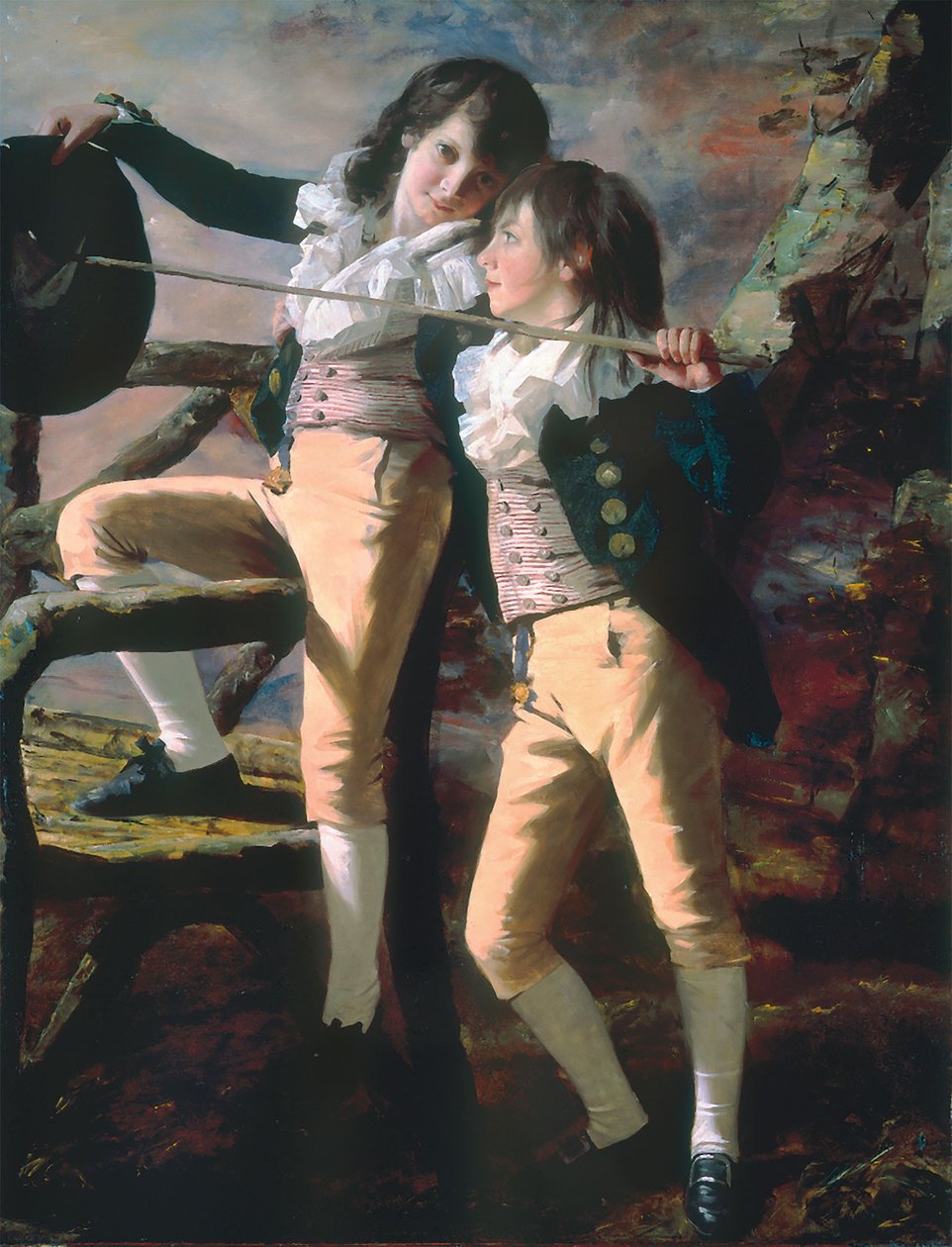 Los hermanos Allen (Retrato de James y John Lee Allen) de Henry Raeburn