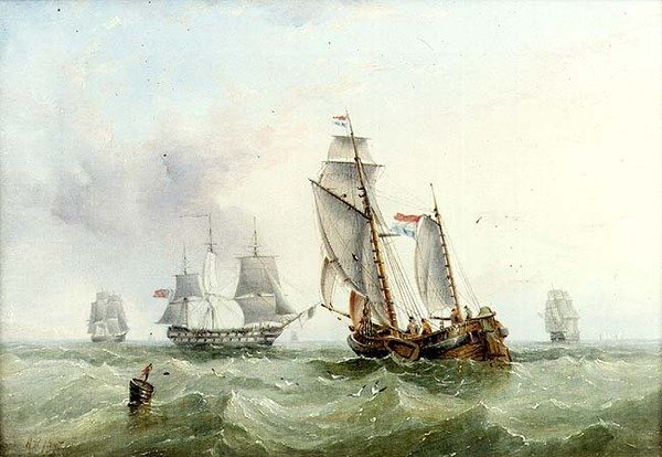 Embarcaciones Holandesas y Británicas de Henry Redmore