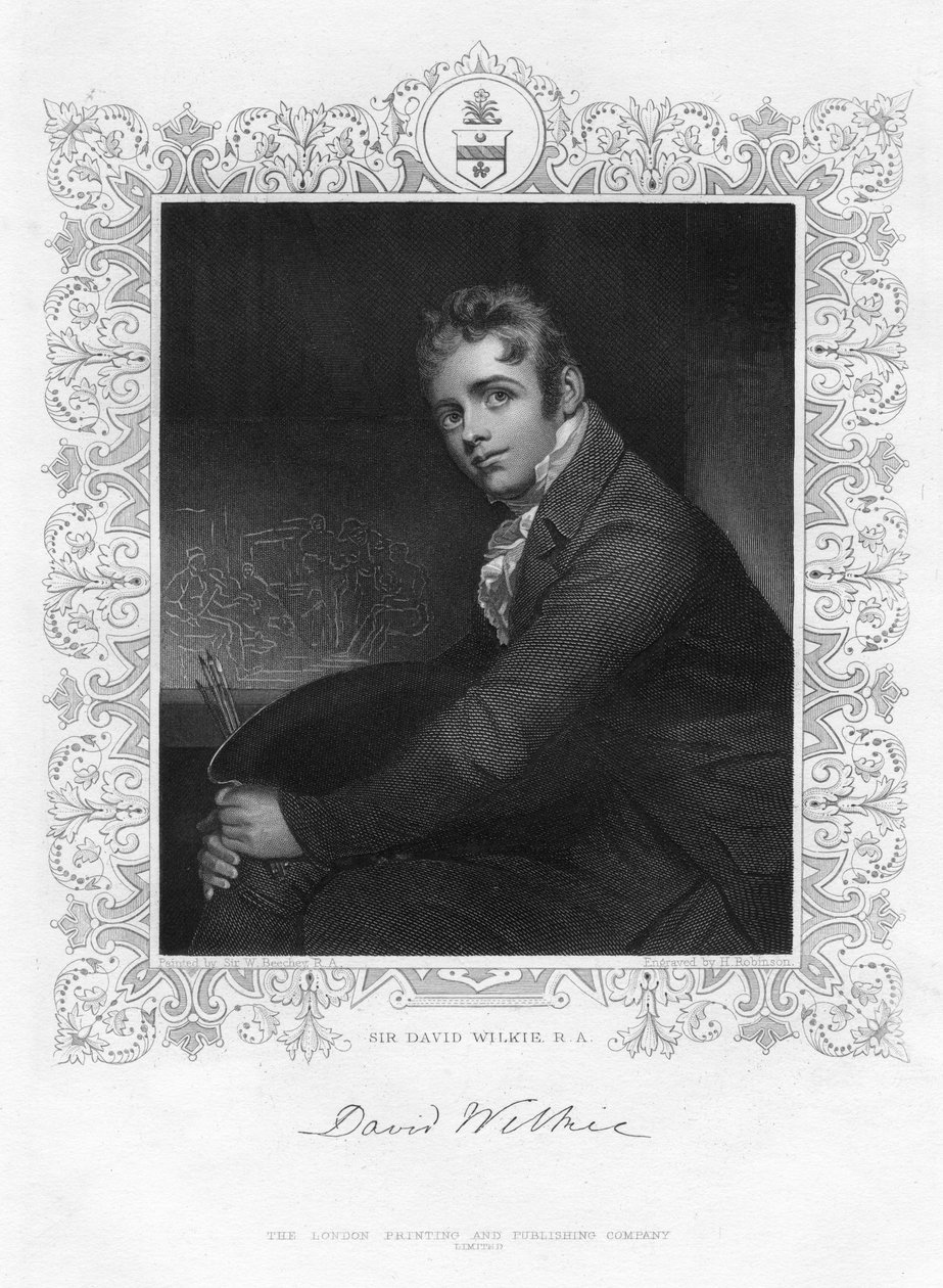 Sir David Wilkie 1785-1841, pintor escocés, siglo XIX de Henry Robinson