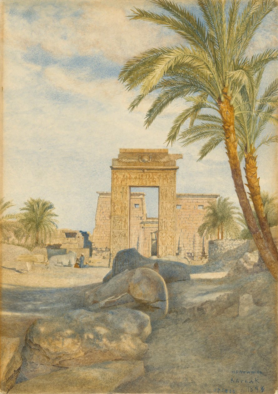 El templo de Karnak de Henry Roderick Newman