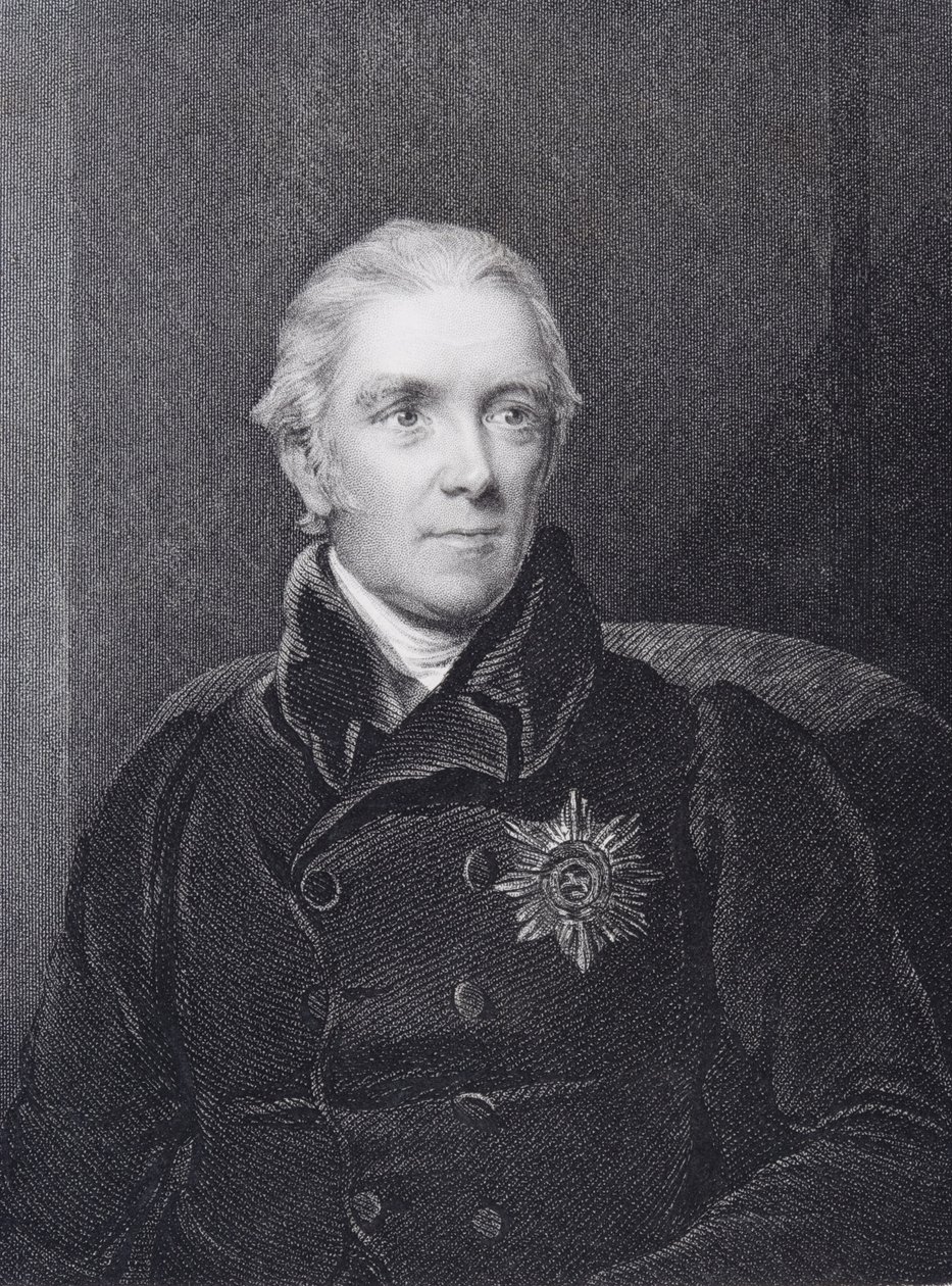 Sir Henry Halford, grabado por John Cochran de Henry Room