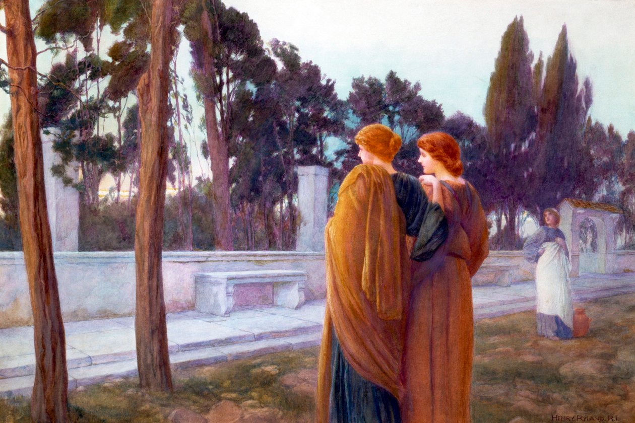 Se acabó el día (pintura) de Henry Ryland