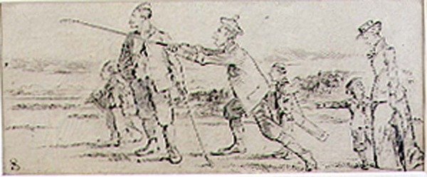 El golpe desafortunado, ilustración de la revista 
