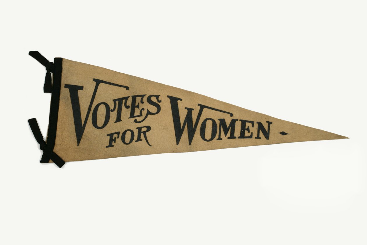 Estandarte de la Campaña por el Voto de las Mujeres de Henry Schwartz