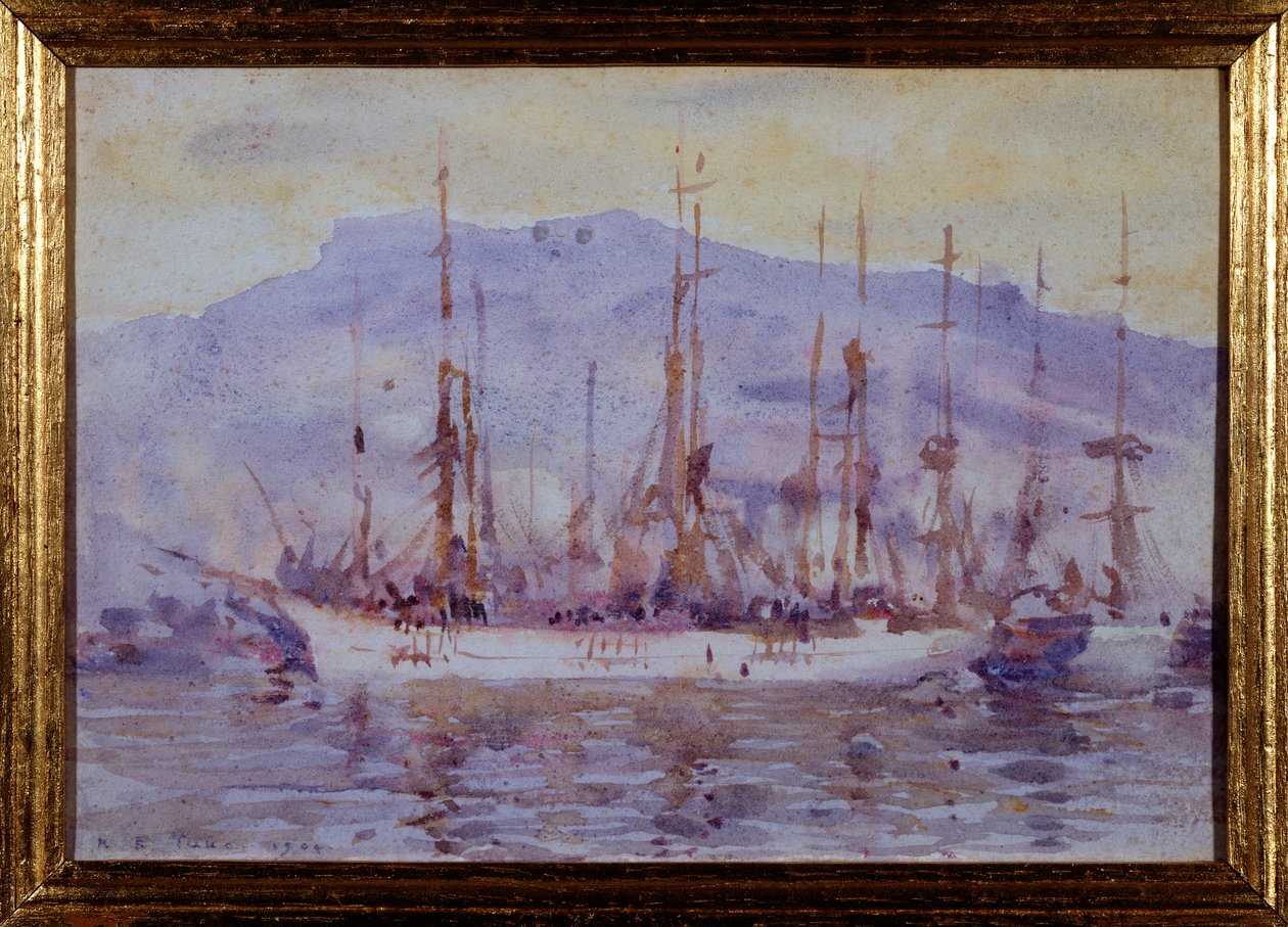 Tres maestros, Falmouth, 1904 de Henry Scott Tuke