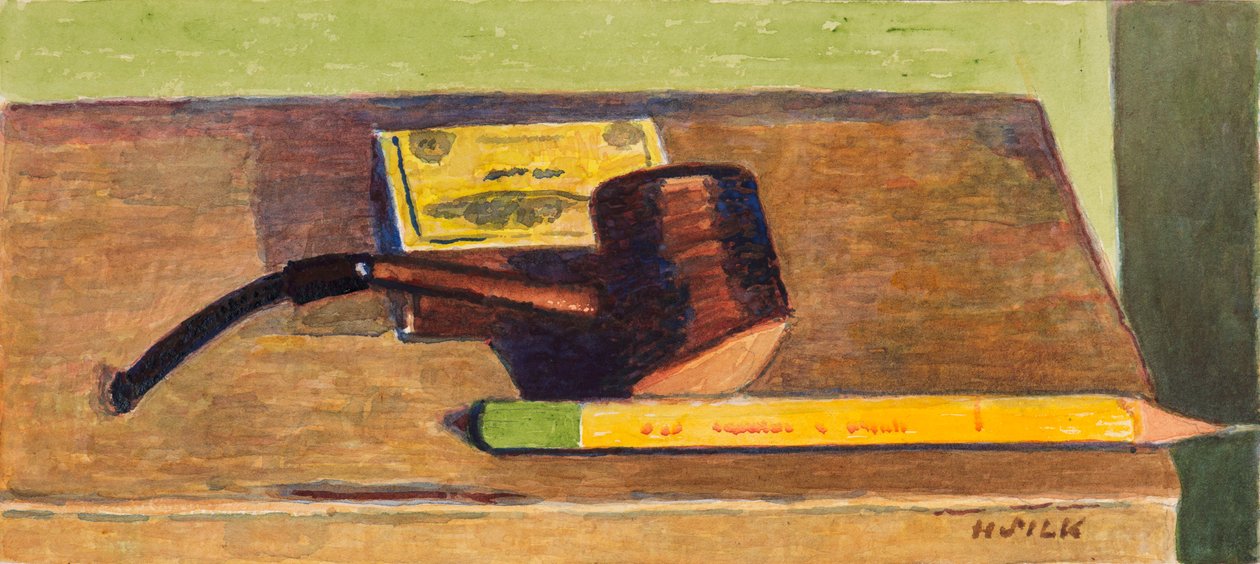 Lápiz y Pipa, c.1930 de Henry Silk