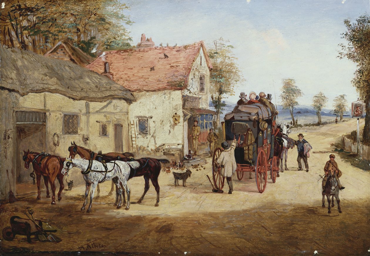 Un cambio de equipo de Henry Thomas Alken