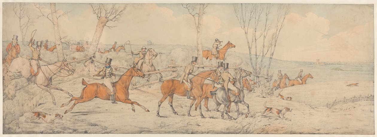 Caza del zorro: la salida de Henry Thomas Alken