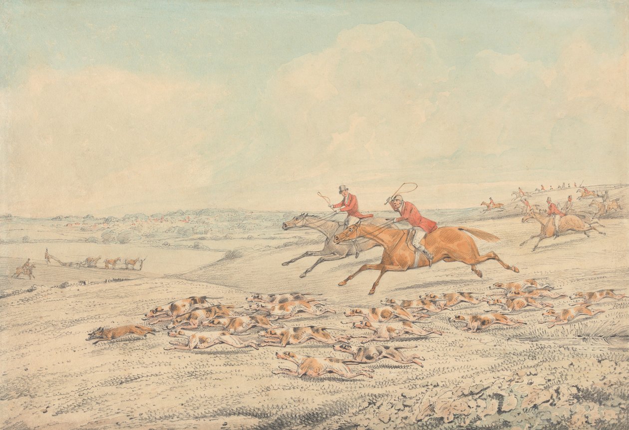 Cacería a todo galope de Henry Thomas Alken