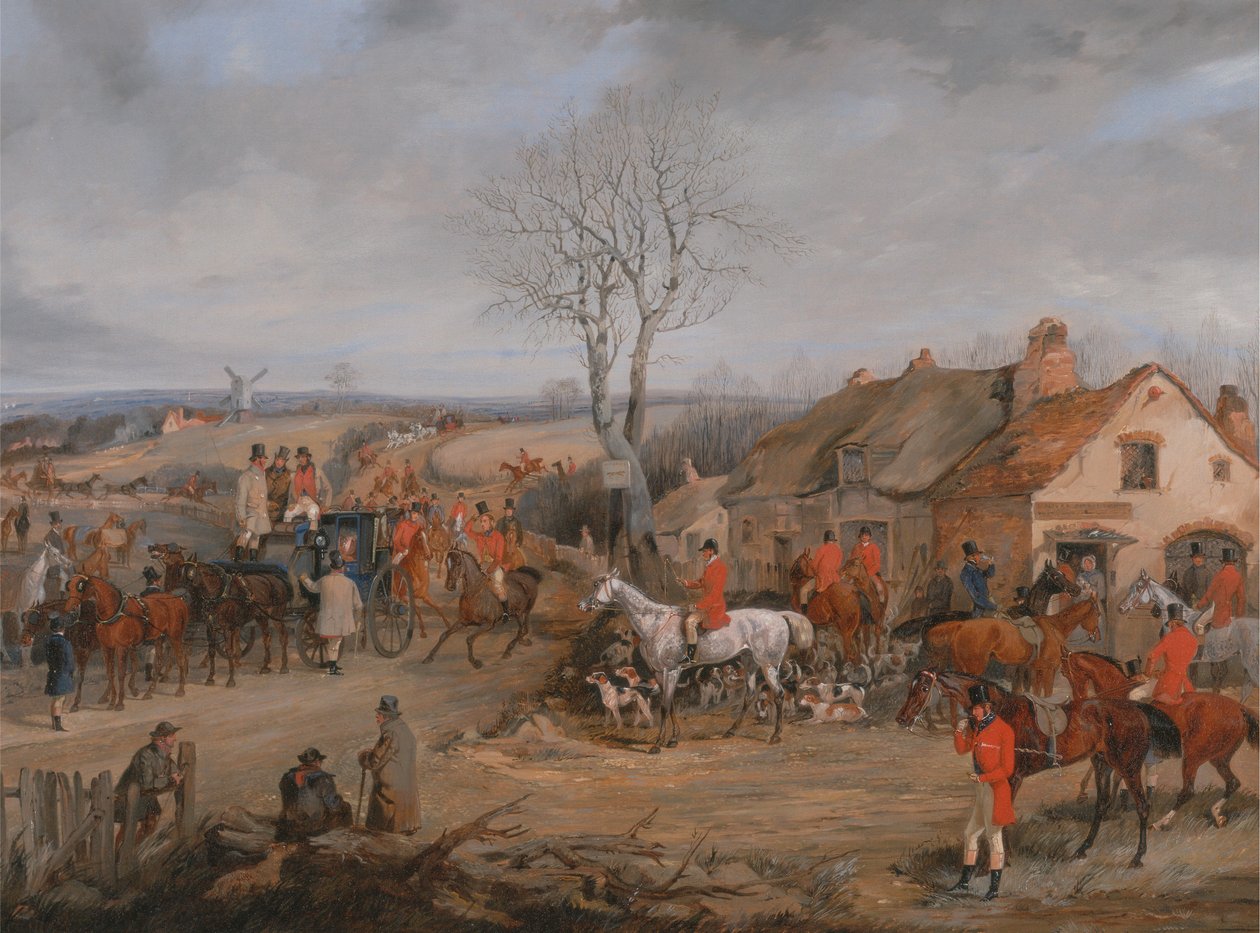 Escena de caza: El encuentro de Henry Thomas Alken
