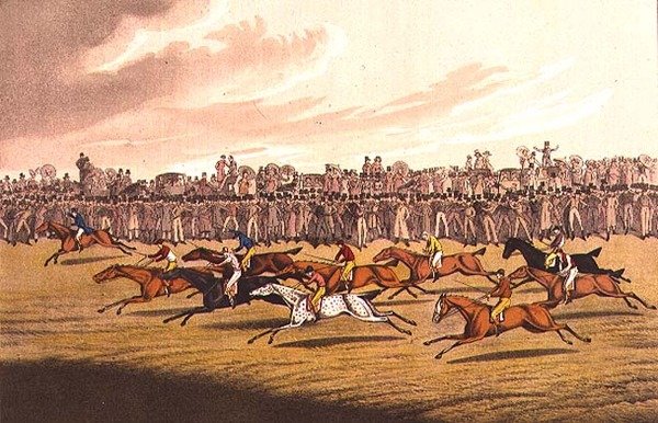 Carreras, publicado por Thomas McLean de Henry Thomas Alken