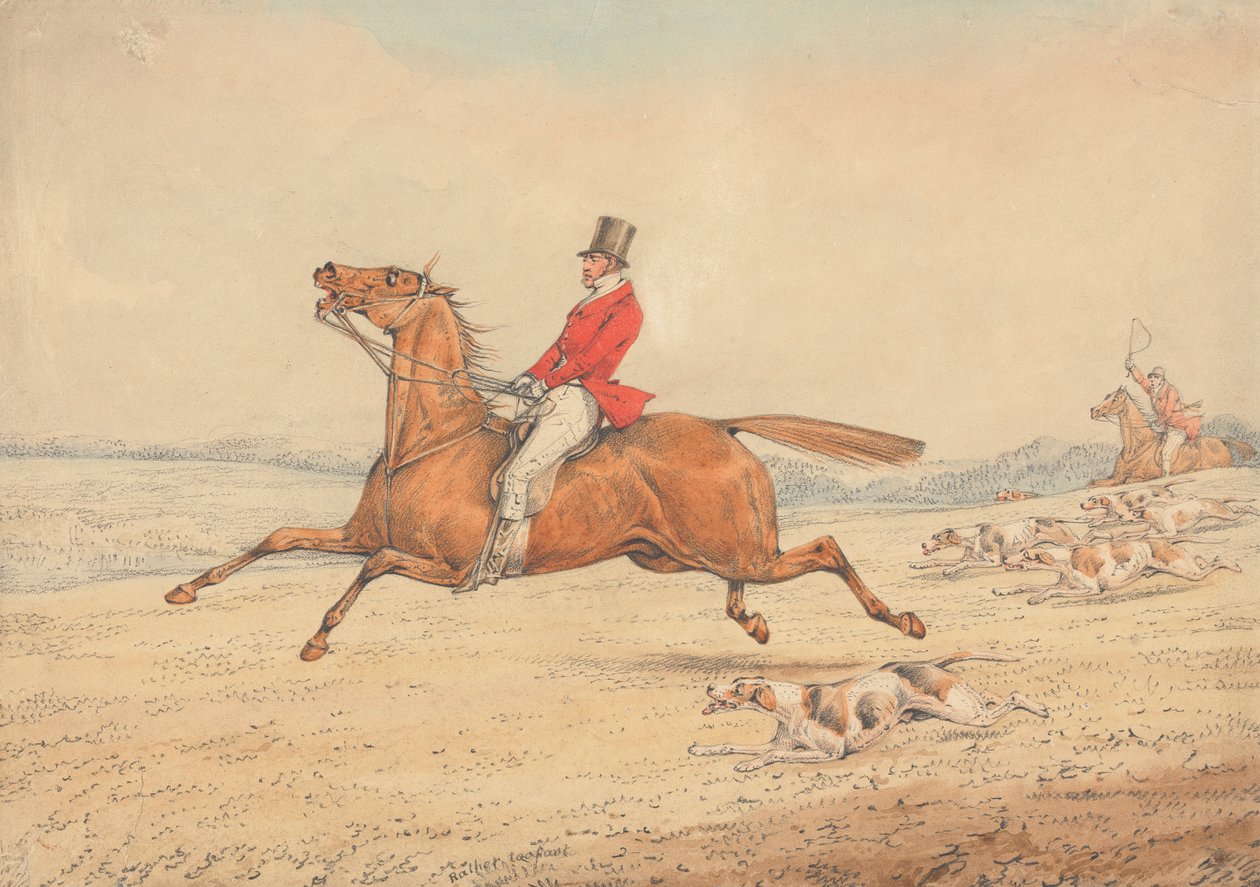 «Un poco demasiado rápido» de Henry Thomas Alken