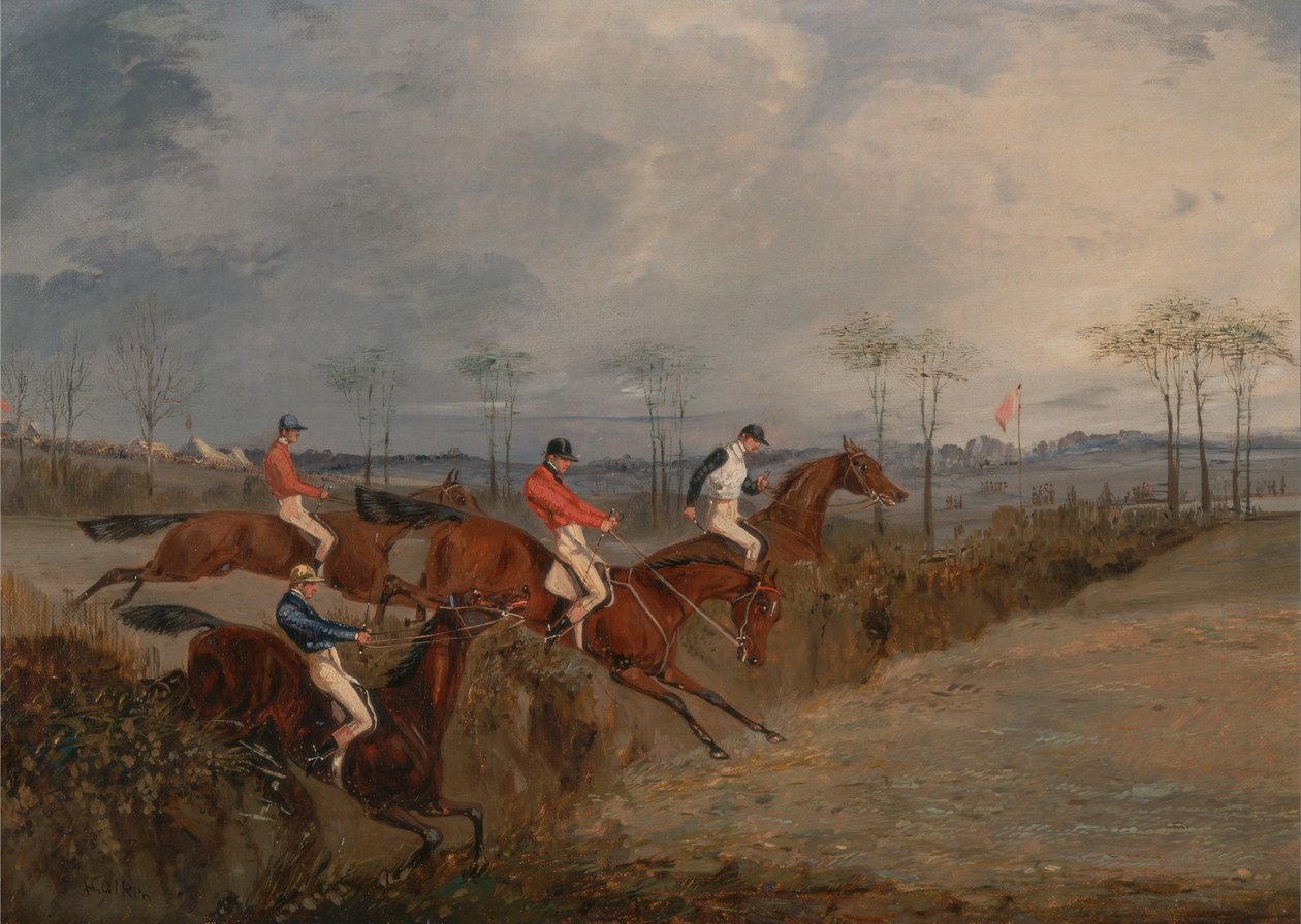 Escenas de una carrera de obstáculos: Otro seto de Henry Thomas Alken