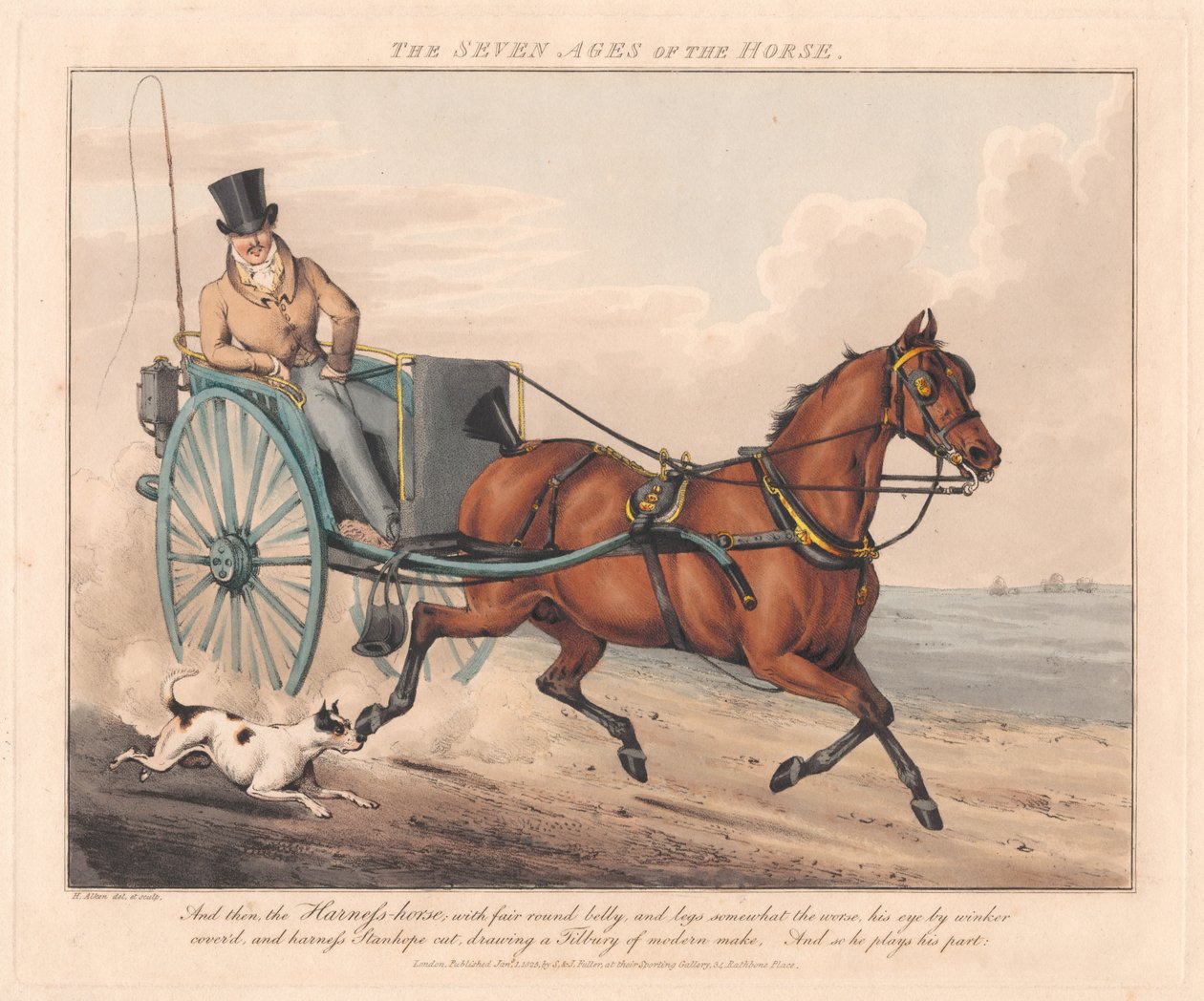 Conjunto de siete: Las siete edades del caballo de Henry Thomas Alken