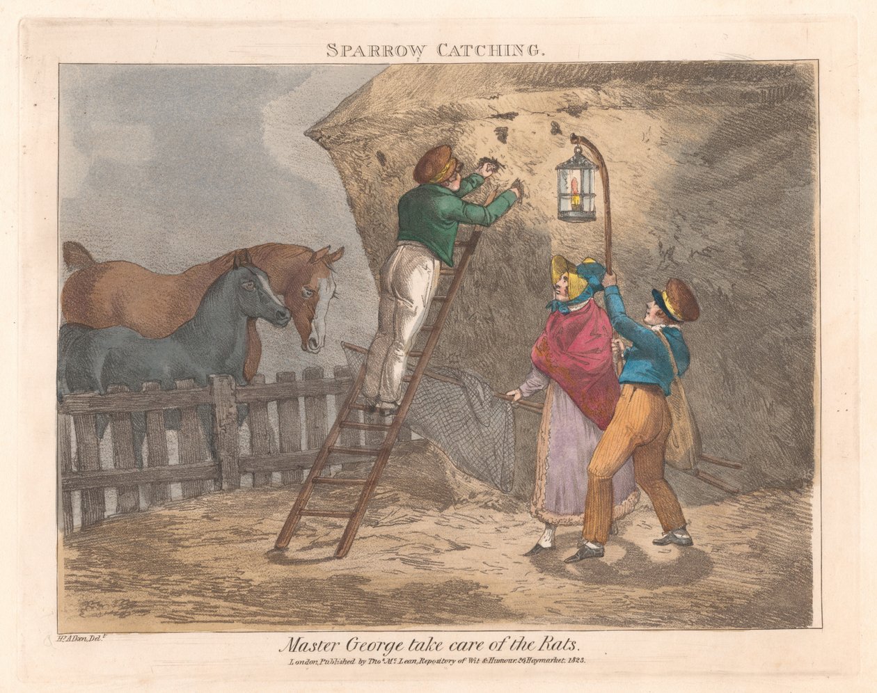 Conjunto de doce [Escenas de la vida del Maestro George] de Henry Thomas Alken