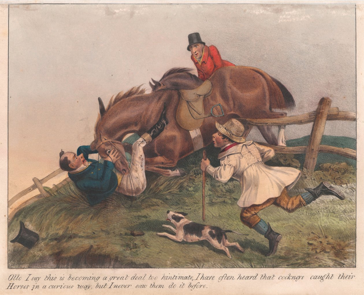 Serie de doce con portada: Satírico deportivo de Henry Thomas Alken