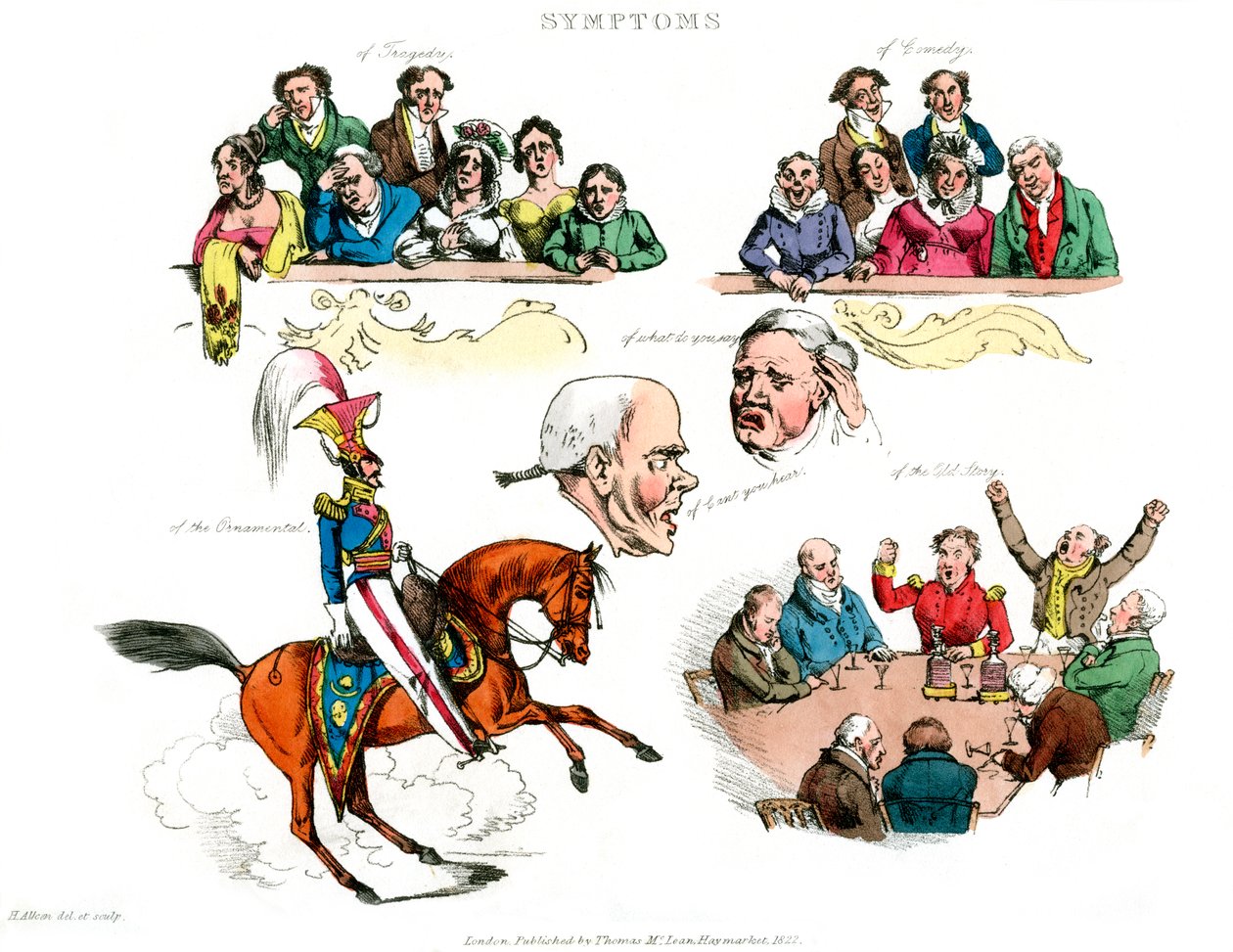 Síntomas de estar divertido, 1822 de Henry Thomas Alken