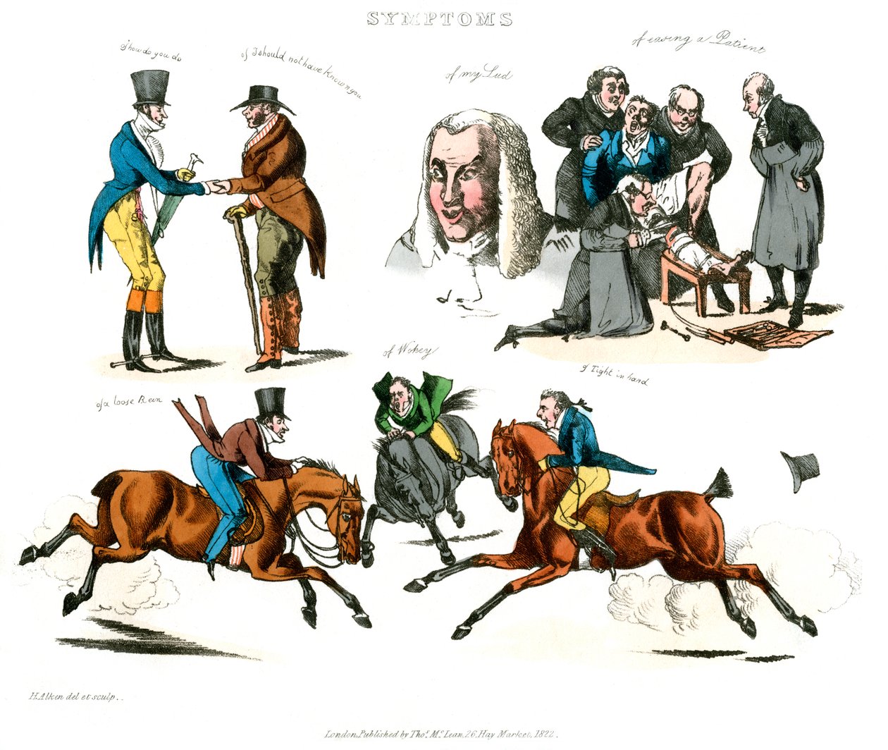 Síntomas de estar divertido de Henry Thomas Alken