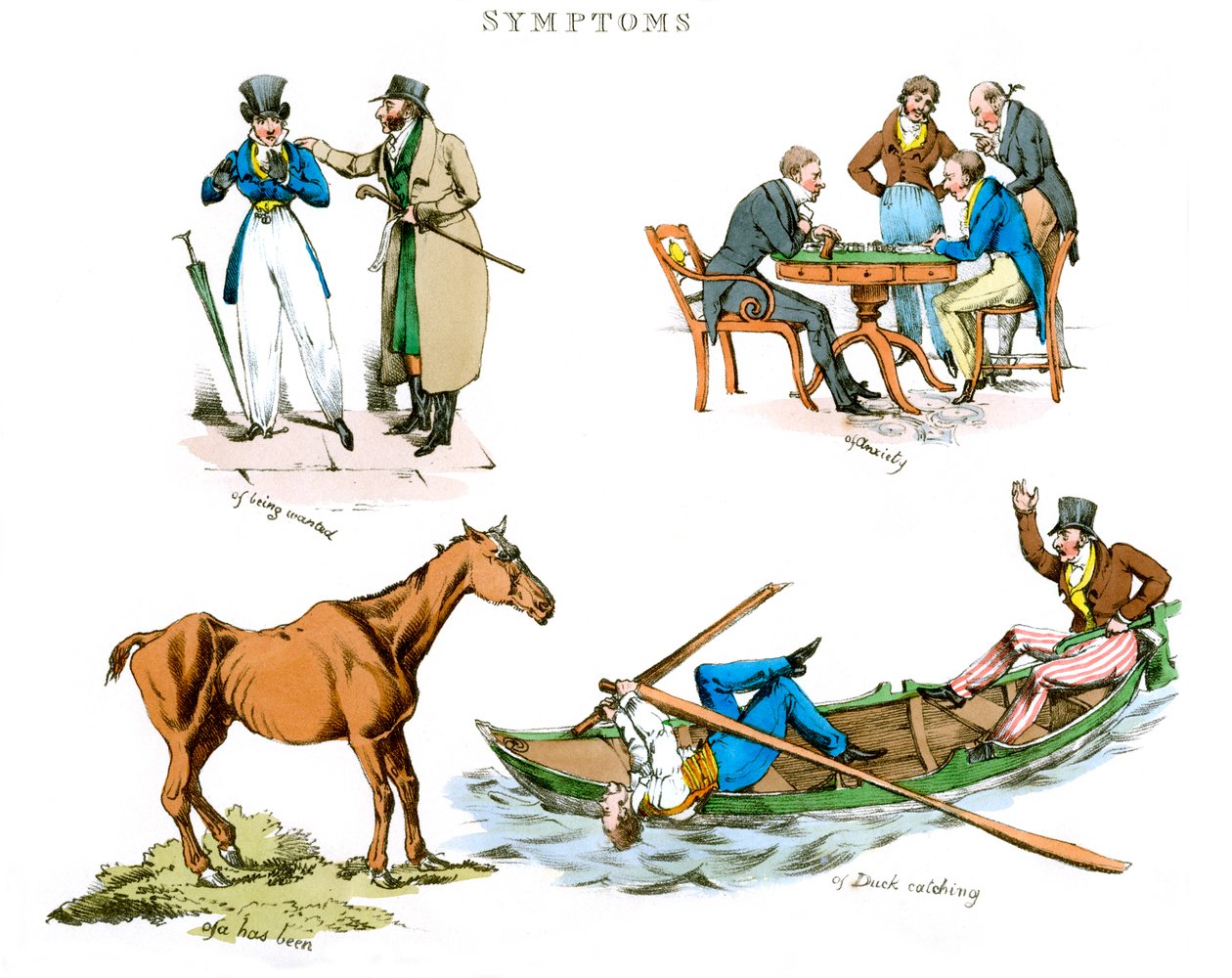 Síntomas de estar divertido, 1822 de Henry Thomas Alken