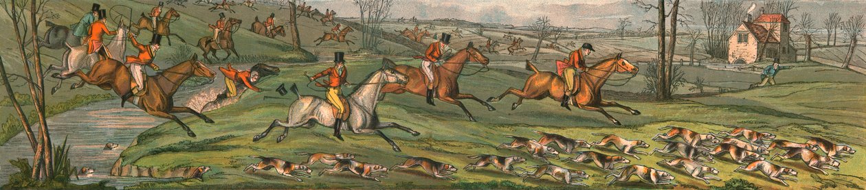 La caza - Grito completo, 1820 de Henry Thomas Alken