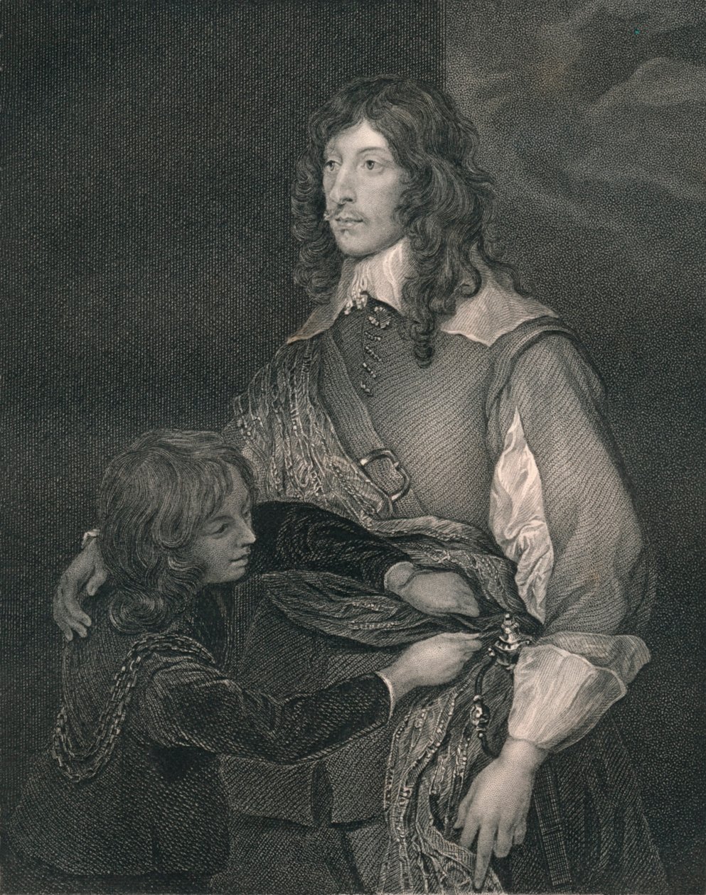 George, Lord Goring, principios-mediados del siglo XIX de Henry Thomas Ryall
