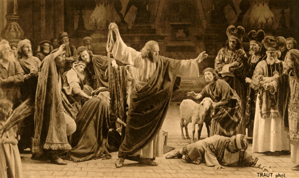 Expulsión de los cambistas, 1922 de Henry Traut