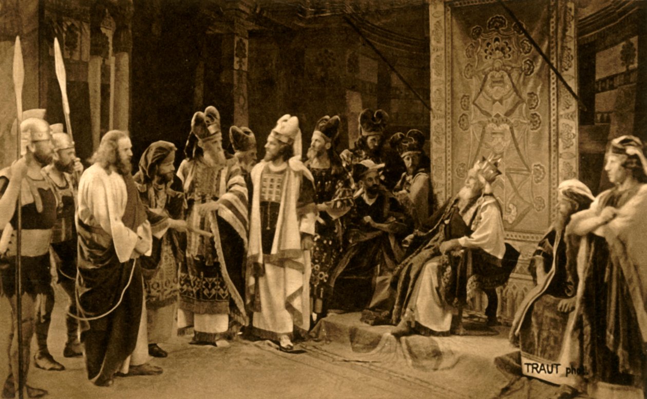 Jesús ante Herodes, 1922 de Henry Traut