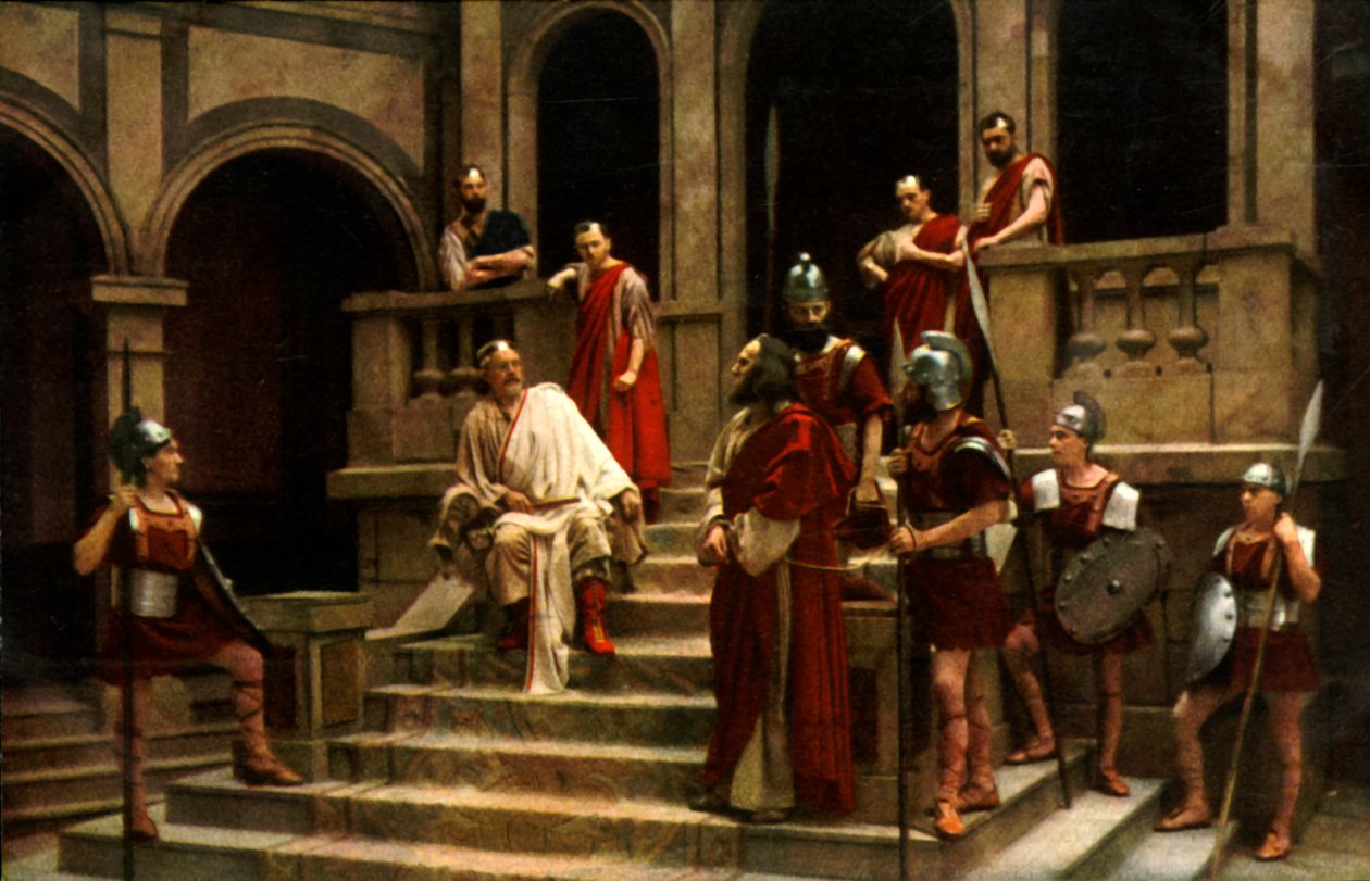 Jesús ante Pilato, 1922 de Henry Traut