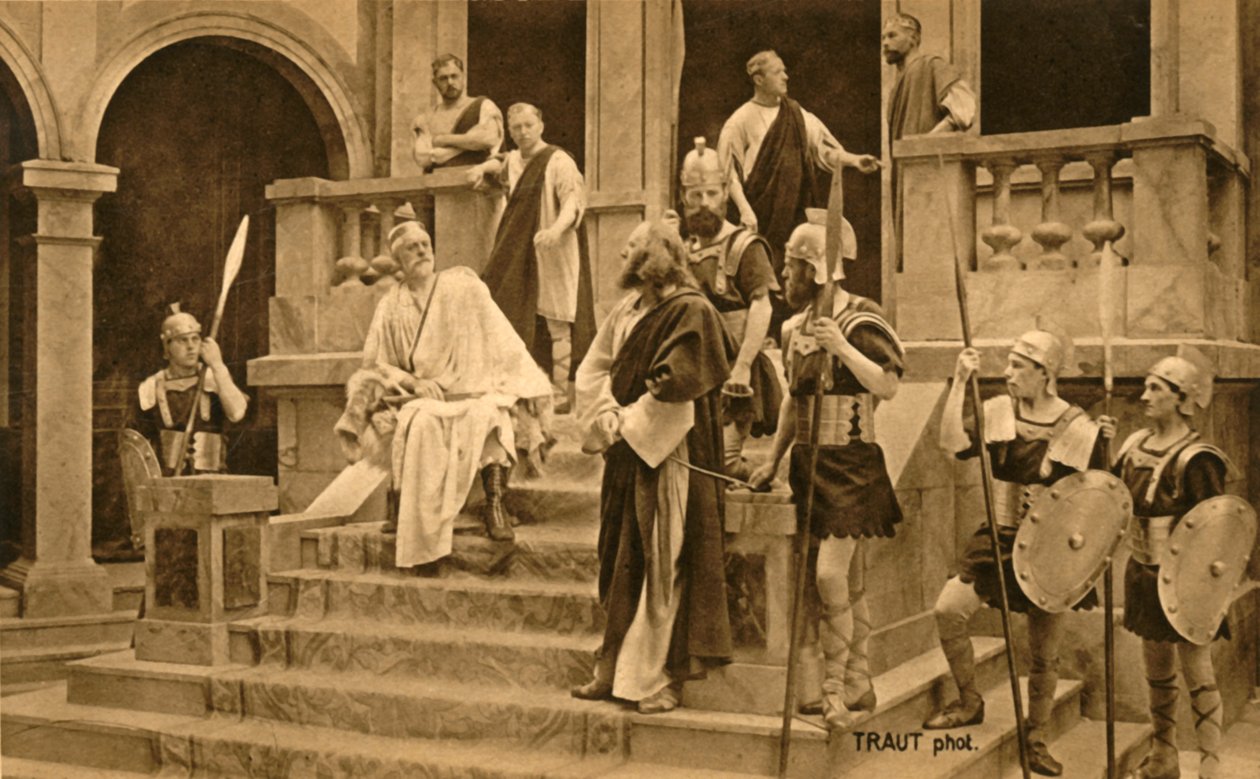 Jesús ante Pilato, 1922 de Henry Traut