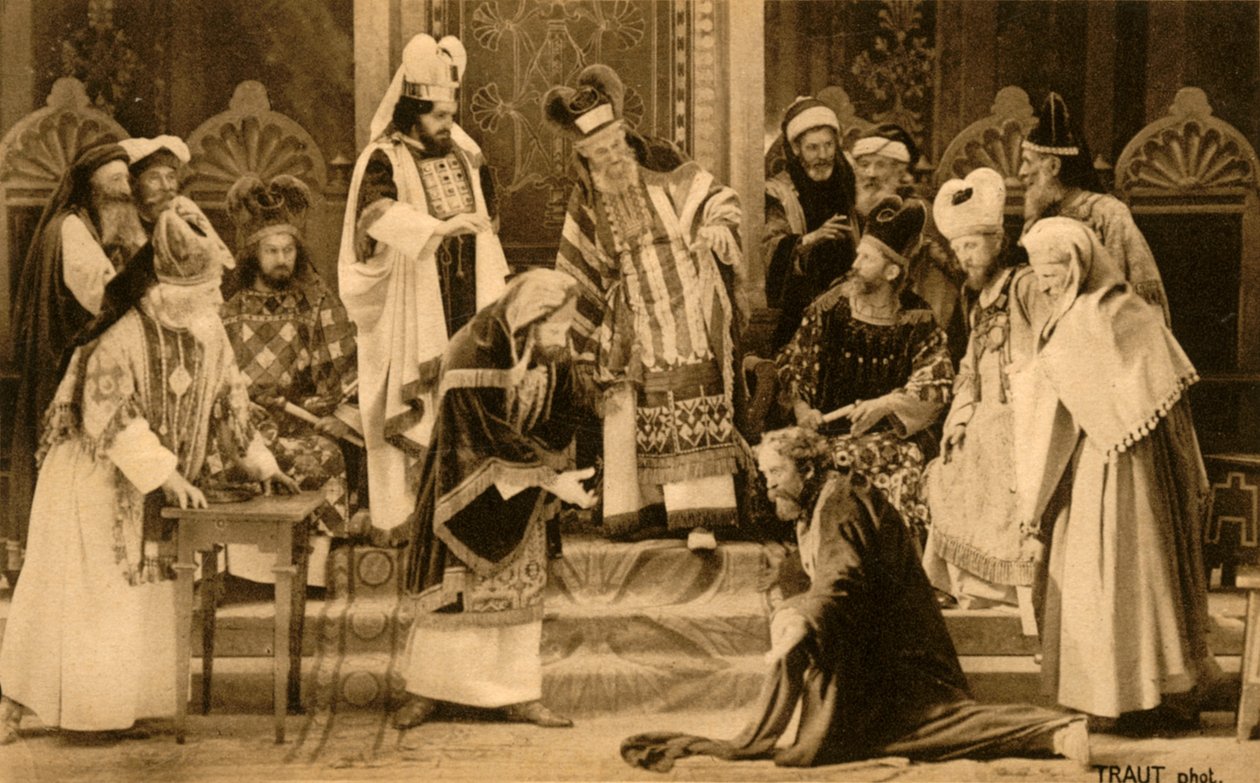 Judas ante el Sanedrín, 1922 de Henry Traut