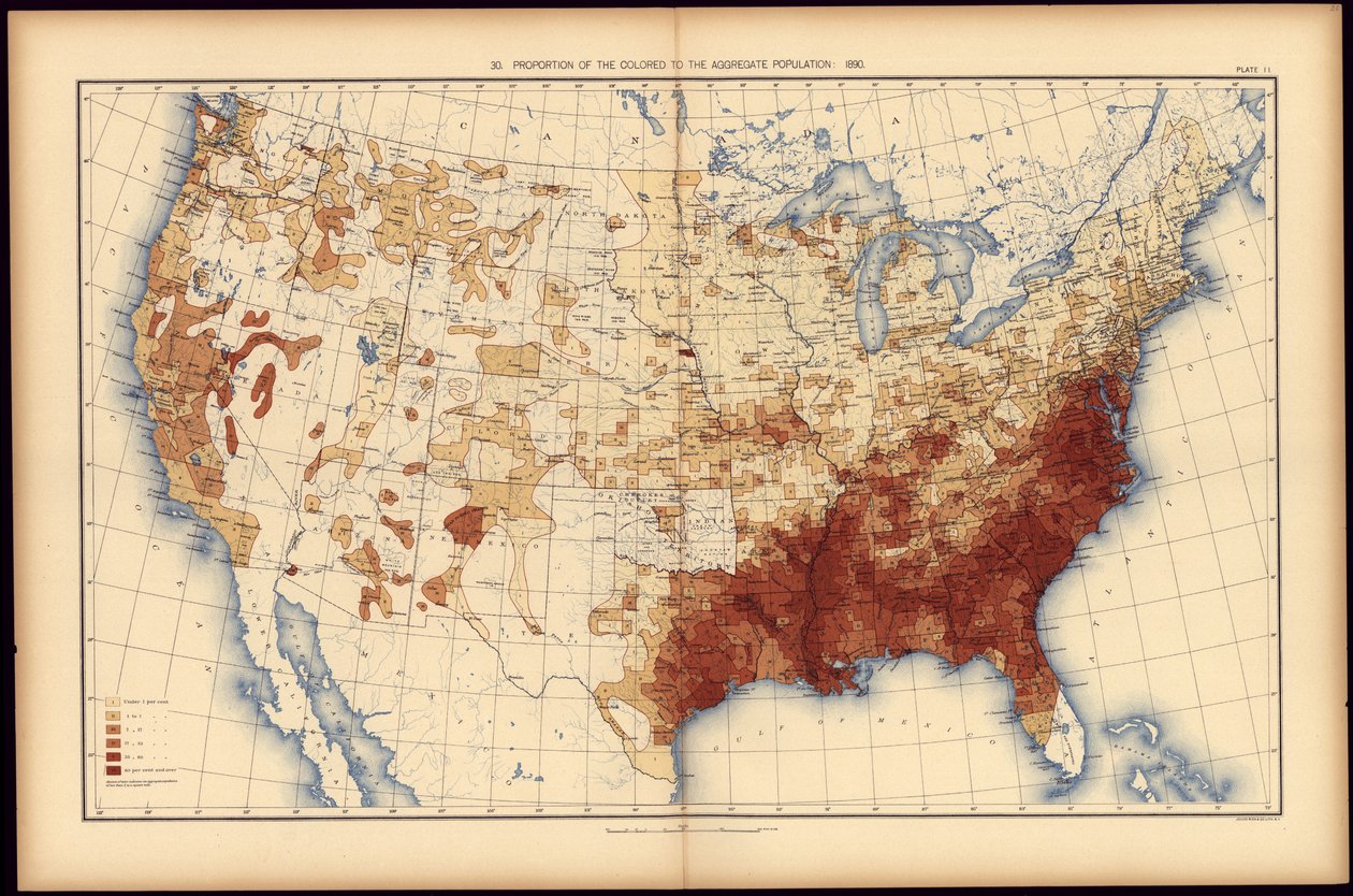 Atlas estadístico de los Estados Unidos, basado en los resultados del undécimo censo de Henry United States. Census Office. 11Th Census; Gannett