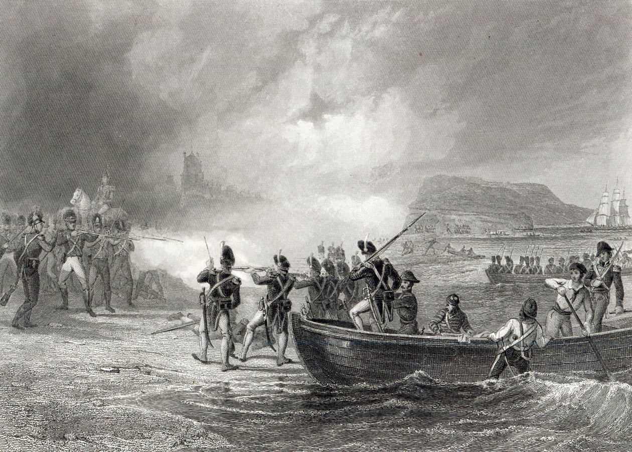 Intento de la Flota Francesa de Desembarcar en la Bahía de Bantry, Cork en 1796 de Henry Warren