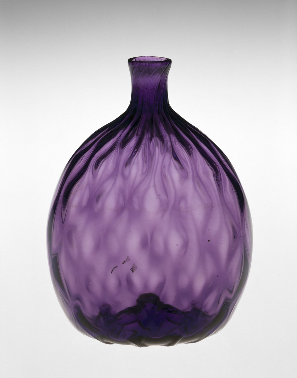 Botella de bolsillo de Henry William (attr.to) Stiegel