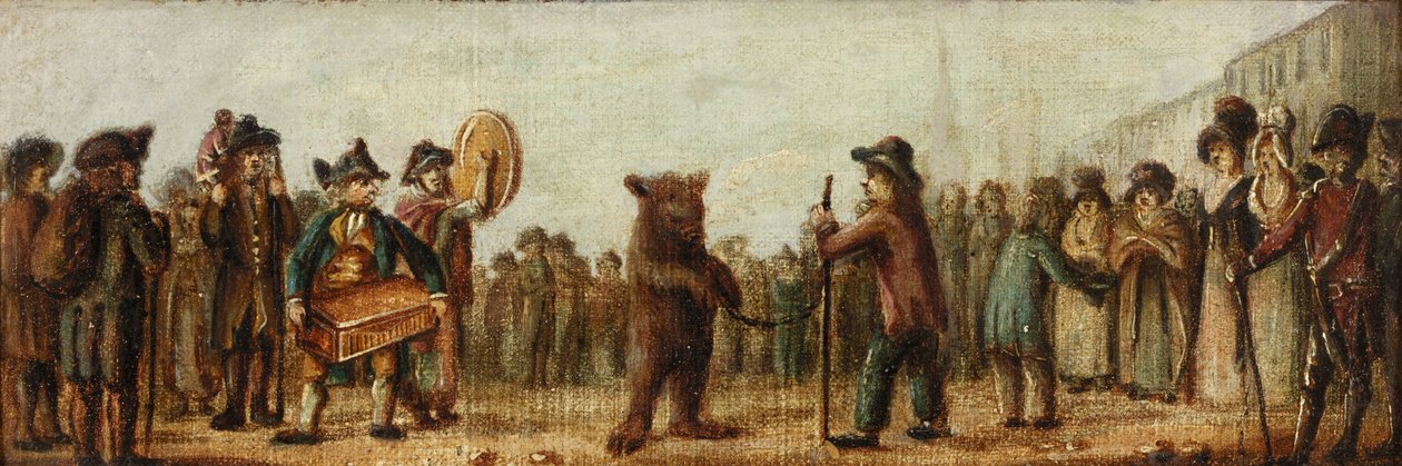 El oso bailarín (óleo sobre lienzo) de Henry William Bunbury