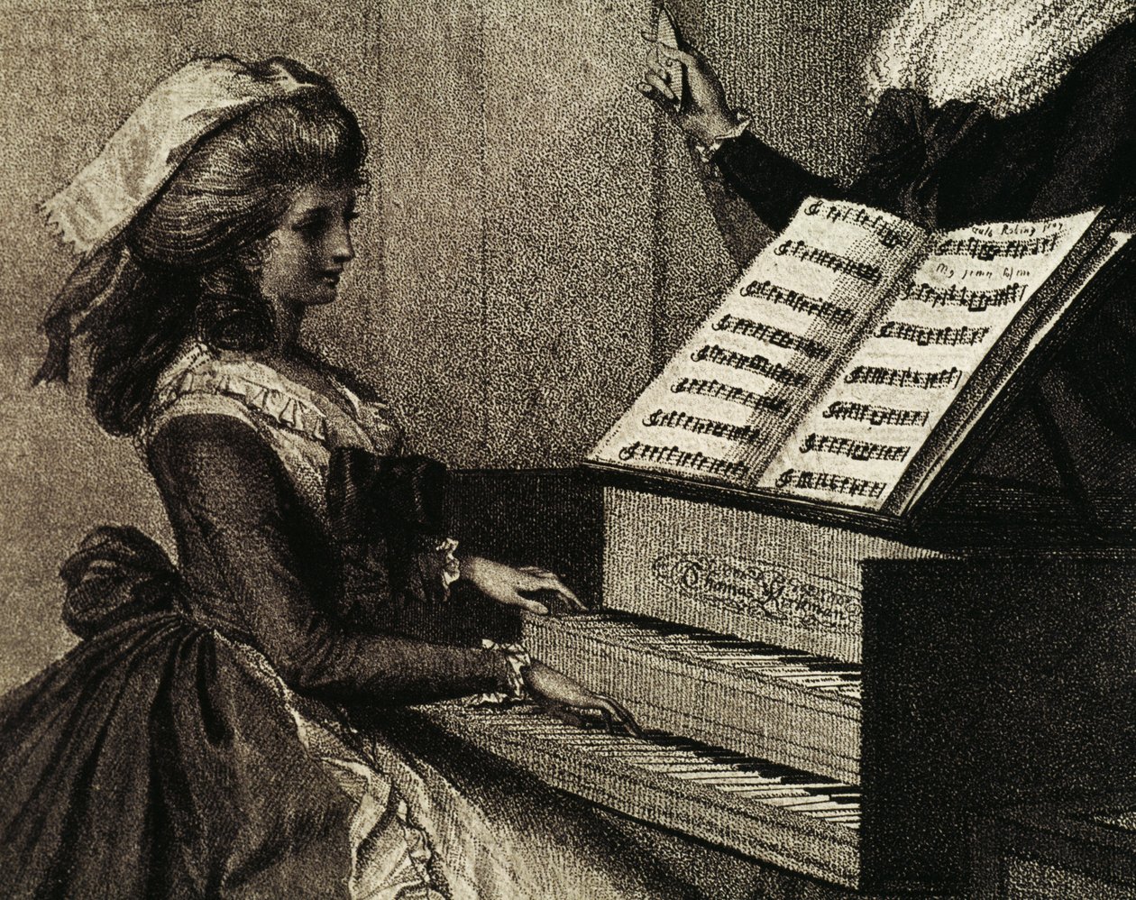 La lección de música de Henry William Bunbury