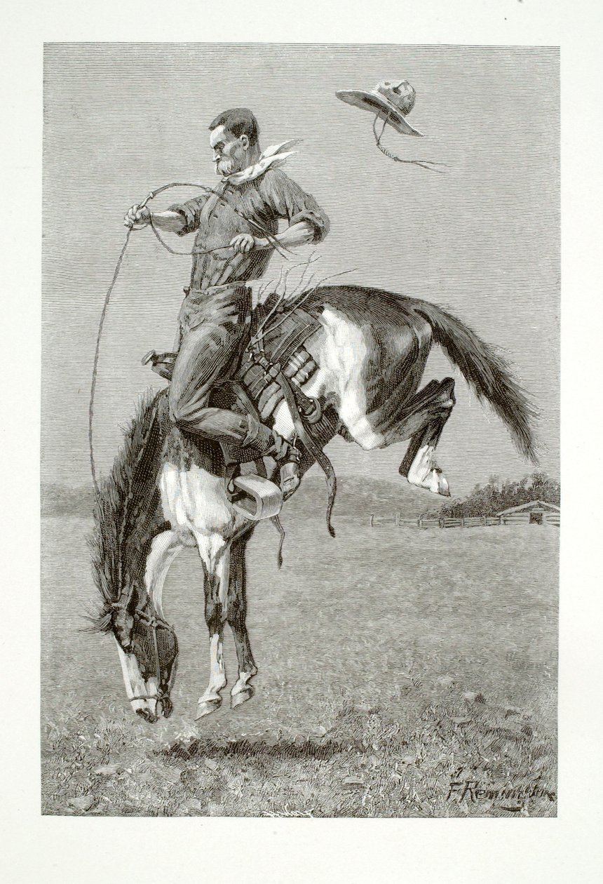 Un Bucking Bronco de Henry Wolf