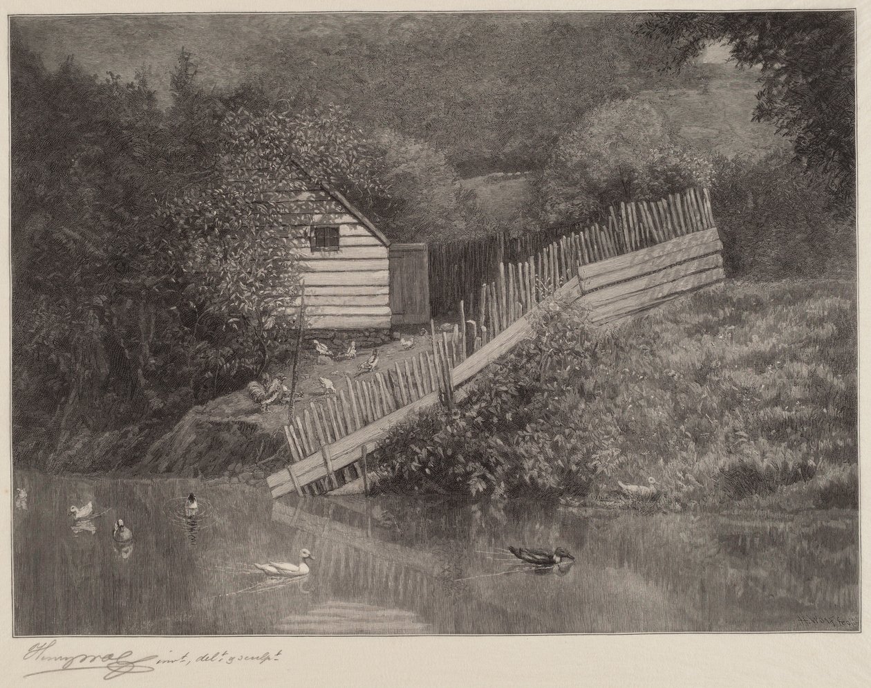 Un Estanque de Patos de Henry Wolf