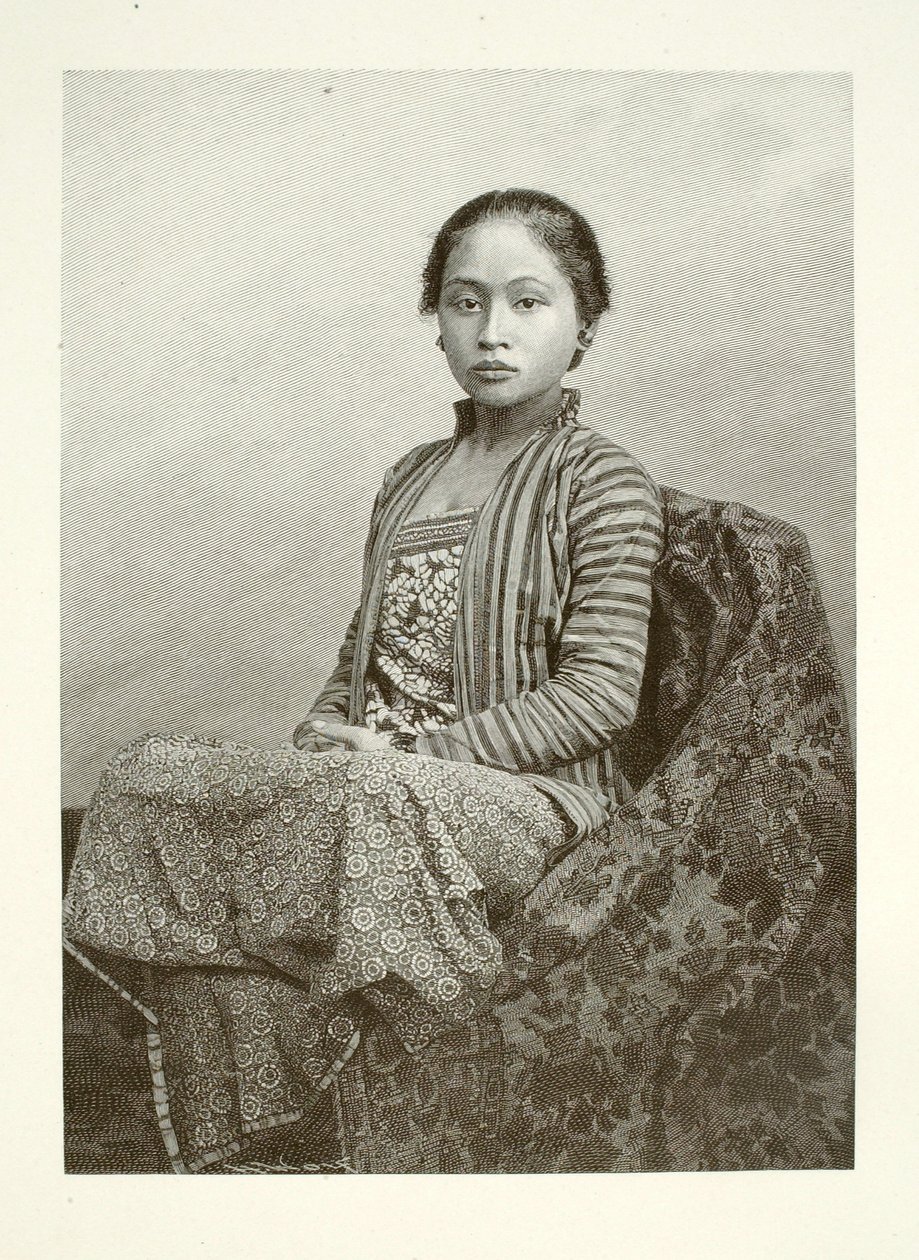 Una joven javanesa de Henry Wolf